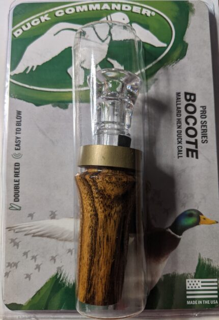 Duck Commander Pro Series Bocote Mallard Hen Double Reed Duck Call